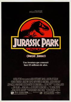 a movie poster for the film jurassic park