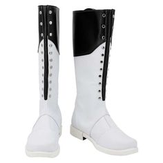 Yhwach Cosplay Shoes Boots Halloween Costumes Accessory Custom Made · Material: Pu Leather · Including: Shoes Cosplay Halloween Boots With Round Toe, High-top Boots For Halloween Cosplay, Halloween Cosplay Boots With Round Toe, Leather Boots For Halloween Cosplay, Leather Boots For Halloween Costume, Leather Boots For Cosplay, Gothic Round Toe Boots For Cosplay, White Round Toe Boots For Cosplay, Halloween Costume Accessories