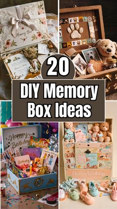 20 diy memory box ideas that are perfect for any child's birthday party