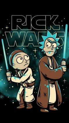 Rick and Morty Funny parody Star Wars wallpaper android iphone cartoon aesthetic #rickandmorty #starwars #cartoonaesthetic Rick And Morty Crossover, Morty Drawing, Rick And Morty Image, Rick And Morty Quotes, Rick And Morty Drawing, Rick And Morty Stickers, Rick I Morty, Rick And Morty Characters, Rick And Morty Poster