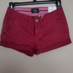 The Color Is Like A Wine/Burgundy. It's A Little Lighter In Person. Super Cute Color. Casual Burgundy Cotton Bottoms, Casual Burgundy Shorts, Summer Cotton Bottoms In Burgundy, Summer Cotton Burgundy Bottoms, Summer Burgundy Cotton Bottoms, Burgundy Cotton Bottoms For Summer, Summer Burgundy Shorts, Burgundy Shorts For Summer, Burgundy Short Bottoms For Summer