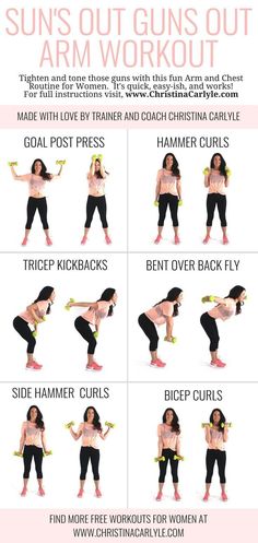 Arm Workout Women, Toned Arms, Diet Keto, Dumbbell Workout, Upper Body Workout, Body Workout