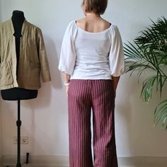 #emersoncroppants hashtag on Instagram • Photos and videos Striped Pants, Wide Leg Pants, A Couple