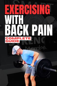 If your current workouts are making your back pain worse OR seem not to be helping BEAT your chronic back pain, this video is for you! The most common tip most people will give someone with back pain is to go exercise. But what happens when doing all of those things just makes your pain worse or the pain always comes back? If that's you, I'm going to reveal precisely how you should be using exercise as a pain relief tool and not something that's simply causing more damage. Exercises For Back Pain, Exercises For Back, Chronic Back Pain, Back Pain Exercises, Lower Back Pain, Back Pain Relief, Lower Back, Your Back, Back Pain