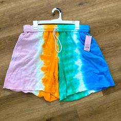 Brand New! Wild Fable, Pink Blue, Tie Dye, Dye, Womens Shorts, Brand New, Pink, Blue, Women Shopping