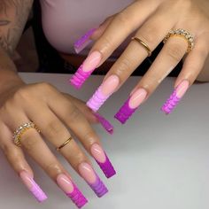 7,124 Likes, 10 Comments - The Nail Connection (@thenailconnection) on Instagram: “Purple Croc French 💜💜💜 📸: @nailsbydaovo   . . . .  #nailstyle #nailsdesign #nails2inspire…” Purple And Pink Nails, Light Purple Nails, Nail Appointment, Kitchen Safety, Lilac Nails, Purple Acrylic Nails, Purple Nail Designs, Drip Nails, Glow Up