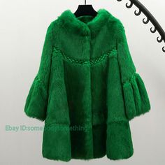 Womens Real Rabbit Fur Winter Warm Mid Long Coat  Color:Black ,Beige ,Rose ,Green ,Purple Size:M-3XL  Material:Real Fur        Payment 1. Payment must be made within 7 days of auction closing (Unpaid dispute will automatically open when item is not paid in 7 days). 2. PLEASE NOTE: SHIPPING&HANDING DOES NOT INCLUDE DUTIES, LOCATL TAXES OR ANY OTHER IMPORTATION FEES. 3. Please list your special requests (color, packages, value of declaration, etc.) in the EBAY NOTES SECTION when you make payment S Green Fur Coat For Fall, Green Long Sleeve Fur Coat For Fall, Green Long Sleeve Fur Coat For Winter, Green Winter Outerwear With Faux Fur Trim, Green Faux Fur Outerwear With Long Sleeves, Green Fur Coat, Long Coat Jacket, Luxury Mink-colored Fur Coat With Faux Fur Lining, Jacket Parka