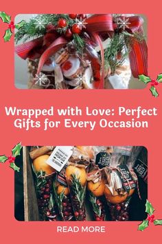 the cover of wrapped with love perfect gifts for every occasion