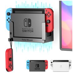 the nintendo switch has been designed to look like it's coming out of its packaging