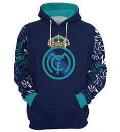 Great Real Madrid Fan Hoodie S - 5XL Beautiful design printed all over it Long-lasting and vivid color Unisex fit and comfortable The Hoodie is made by excellent quality fabric - 20% cotton, 75% polyester, 5% lycra. Take a look at all the items I have. Ask for certain T-shirt models i have a lot others  I would like to get photos and videos from satisfied buyers 🙂 ! Sizes chart: S - 50см / 69см M - 52см / 71см L - 54см / 72см XL - 56см / 74см XXL - 58см / 76см XXXL - 60см / 76см XXXXXL- 72cм /