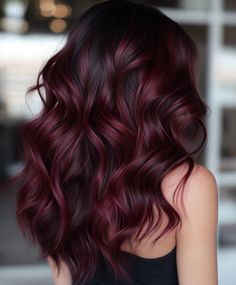 Honey Chestnut Balayage Fall Hair Colors For Shoulder Length Hair, Brown With Burgundy Balayage, Hair Colour For Deep Winter, Christmas Hair Color Ideas For Brunettes, Balayage Brunette Red, Cool Tone Red Hair Color, Hair Color For Fall 2024, Red Hair Dye Ideas For Brunettes, Hair Color Ideas For Light Skin Tones