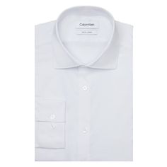 The Calvin Klein Steel Dress Shirt Is Engineered For Performance. High-Tech Wrinkle-Resistent Stretch Fabric Requires Less Ironing, While Wicking Properties Pull Away Moisture For Cool, Dry Comfort. A Slim Fit Delivers A Tailored Look That Defines Refinement. Calvin Klein Cotton Shirt With Spread Collar, Classic Calvin Klein Shirt For Spring, Classic Calvin Klein Spring Shirt, Classic Calvin Klein Shirt For Summer, Classic Calvin Klein Summer Shirt, Calvin Klein Formal Collared Shirt, Fitted Calvin Klein Shirt For Work, Classic Fitted Calvin Klein Shirt, Calvin Klein Fitted Shirt For Work