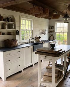 the kitchen is clean and ready for us to use