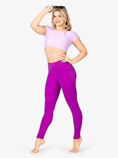 Purple Athleisure Activewear For Running, Purple Athleisure Yoga Pants For Running, Sporty Purple Tights For Pilates, Sporty Purple Leggings For Pilates, Purple Sporty Leggings For Pilates, Purple Stretch Activewear For Running, Purple Athleisure Leggings For Pilates, Purple Athleisure Tights For Pilates, Purple Athleisure Leggings For Running