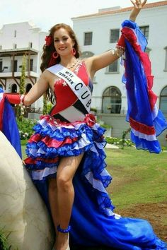 Viva Cuba, Visual Inspiration, Beauty Pageant, Little Miss, Traditional Outfits, Tie Dye Skirt, Dress To Impress