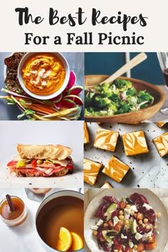 the best recipes for a fall picnic