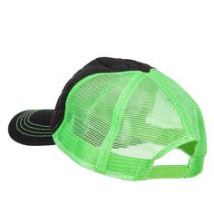 Quilted Trucker Two Tone Neon Mesh Big Size Cap20% cotton and 80% polyester.XL to 3XL size.5 panels, quilted unconstructed front, mesh back, plastic snap closure and 4 inches deep crown.Stiff, pre curved, neon stitching and 3 1/2 inches long bill.Adult/Unisex. Great for ball games, picnics, beach trips and casual outings.Spring and Summer.8(W) X 12(L) X 4 1/2(H) inches.Thick, soft and cool material.Hand washable.Imported. Outdoor Mesh Back Hats, One Size Fits Most, Green Mesh Trucker Hat, Sporty 5-panel Mesh Trucker Hat, Black 5-panel Snapback Hat With Mesh Back, Outdoor Trucker Hat With Mesh Back, One Size, Black Neon, Big Hat, Big Size, Sticker Patches