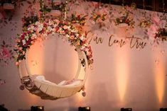 Unique Reception Backdrop  - Giftlaya Wedding Hall Decorations, Wedding Background Decoration, Wedding Stage Design, Stage Decor