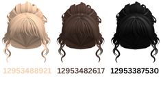 Should I buy this hair someday? If any of the codes don't work, tell me!! Brown Messy Bun Bloxburg Code, Roblox Messy Bun Code, Roblox Messy Bun Hair Codes, Roblox Bun Codes, Messy Bun Roblox Code, Roblox Bun Hair Codes, Berry Avenue Bun Codes, Berry Avenue Codes Hair Bun, Brown Hair Messy Bun