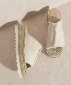 Slip them on and off for a summer style that goes with everythingUpper Material:Textile UpperInsole Material:Espadrille insoleSole or Heel Material:EspadrillesShaft Height: -Heel Height: 2.25"The front platform:1.5" Types of closures: slip onCircumference of shoe opening: -Bottom of the sole: 5"SPRING, BEACH, RELAXED, CASUAL, EASY, LAZY, STRAW, JUTE, BRAID, CANVASMade In: Imported Comfortable Slip-on Espadrilles For Summer, Casual Slip-on Wedge Sandals With Textured Sole, Casual Espadrille Wedge Slip-on Sandals, Casual Wedge Sandals With Rubber Sole, Slip-on Espadrilles With Textured Footbed For Vacation, Casual Wedge Sandals With Rubber Sole And Round Toe, Casual Wedge Sandals With Round Toe And Rubber Sole, Casual Summer Wedge Sandals With Rubber Sole, Natural Espadrilles With Textured Footbed For Vacation