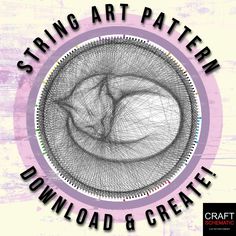 the cover art for string art pattern