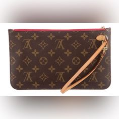 Brand New. Used Once. Not A Single Scratch Or Debt. Can Send Code Inside To Verify Legitimacy Luxury Brown Pouch For Shopping, Designer Brown Pouch For Shopping, Luxury Brown Clutch For Shopping, Designer Brown Clutch For Shopping, Monogram Canvas Clutch With Removable Pouch, Designer Brown Clutch With Removable Pouch, Designer Monogram Canvas Pouch, Designer Brown Monogram Canvas Pouch, Luxury Brown Clutch