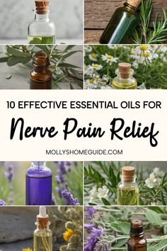 Discover effective essential oils for nerve pain relief with our natural remedies. Try blends like helichrysum, lavender, and peppermint to ease sciatic nerve pain. Frankincense and cypress oils are also great options for neuropathy discomfort. Incorporate these oils into your daily routine to experience the best natural pain relief. Explore our collection of essential oil recipes tailored specifically for soothing nerve pain. Sciatic Nerve Pain Relief, Peppermint Eucalyptus, Helichrysum Essential Oil, Cypress Oil, Healing Essential Oils, Clary Sage Essential Oil, Ginger Essential Oil, Sage Essential Oil, Nerve Pain Relief