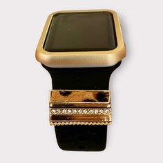 Apple Watch Band Dark Leopard Charms 22MM Watchband Set Apple Watch Case Options at Checkout Material: Stainless Steel-Leather *Please do not get the charms wet or the leather may lift from the metal!* Size : 38/40/41MM or 42/44/45/49MM Apple Watch Series 1 2 3 4 5 6 7 8 9 SE Ultra Colors available: Silver-Gold-Black-Rose Gold Suitable for apple watch band silicone sport band accessories This stylish piece adds a touch of elegance to your overall look, which feels like part of a watch Stainless Trendy Gold Watch Accessories For Everyday Use, Gold Bracelet Strap Watch Band For Everyday Use, Trendy Gold Watch Accessories With Leather Strap, Gold Leather Strap Watch Band As A Gift, Gold Leather Strap Watch Bands As Gift, Adjustable Gold Watch Band For Everyday Use, Trendy Gold Watch With Leather Strap, Trendy Gold Watch Band With Leather Strap, Gold Leather Strap Watch Bands For Gift