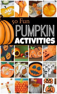 pumpkin activities and crafts for kids to make