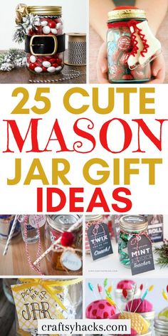 25 cute mason jar gift ideas