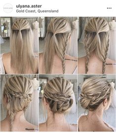 Diy Wedding Hair, Wedding Hairstyles Tutorial, Latest Hair Trends, Hair Bridesmaid, Peinados Fáciles Para Cabello Corto, Penteado Cabelo Curto, Hair Short, Yoga Flow, Homecoming Hairstyles