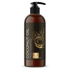 Deeply moisturize skin with Coconut Oil, for a dose of hydration that doesn't leave behind a greasy feel. Great for beauty DIYs or as a carrier oil to essential oils. Coconut Oil Face Cleanser, Shampoo Label Design, Almond Oil For Skin, Coconut Oil Skin, Shampoo Label, Coconut Oil Brands, Oil Face Cleanser, Moisturizing Hair Oil, Skin Packaging