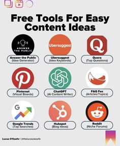 the ultimate guide to free tools for easy content creation and sharing with other users in one place