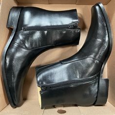 El Besserro Mens Casual Ankle Boots Zipper Business Chelsea Ankle Boots With Zipper, Business Chelsea Ankle Boots With Zipper Closure, Business Chelsea Boots With Zipper Closure, Classic Black Boots With Zipper Closure, Men Boot, Casual Ankle Boots, Western Cowboy Boots, Western Cowboy, Bad Girl