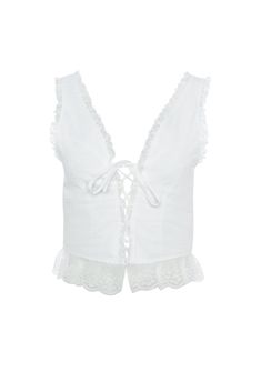 The cotton and lace corset top is an ode to the simplicity and elegance of the Quebec summer. Made from soft poplin, this top features subtle details like delicate ruffles and lace for optimal comfort. Perfect for cool summer evenings or sunny days. Carefully designed to ensure durability and style, this top is a must-have for the season. 100% Cotton Poplin Wash cold Do not bleach Do not tumble dry Dry flat Iron at low setting Feminine Lace Patchwork Top For Summer, Feminine Lace Top With Lace Patchwork For Summer, Summer Cotton Lace Top, Spring Cotton Lace Patchwork Top, Feminine Cotton Lace Patchwork Top, Feminine Cotton Lace Top With Lace Trim, Summer Cotton Lace Top With Lace Patchwork, Feminine Fitted Cotton Lace Top, Summer Cotton Lace Top Blouse