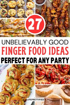 Party food for a crowd, party snacks, appetizer recipes for party, easy party food ideas, party foods, last minute appetizers, finger food ideas, fall party food ideas, game day food ideas, party food ideas for adults, easy party food recipes. Finger Food Buffet, Finger Food Ideas, Bowl Party Food, Appetizers For A Crowd, Party Food Ideas