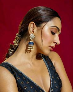 Black Lehenga, Latest Images, Celebrity Dresses, Bollywood Fashion, Bollywood Actress, Lehenga, Diamond Earrings