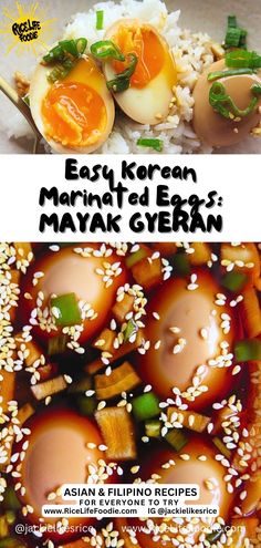 Easy Korean Marinated Eggs: Mayak Gyeran | Rice Life Foodie Chinese Eggs Recipe, Korean Mayak Eggs Recipe, Shoyu Egg Recipe, Korean Marinated Egg, Korean Soy Eggs, Korean Drunk Eggs Recipe, Mayak Eggs Korean Marinated Eggs, Soy Egg Marinade, Korean Hard Boiled Egg