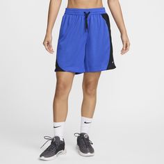 Made with sweat-wicking fabric, these lined shorts are loose and breathable to help you stay cool and comfortable all day. An updated drawcord can be tied inside or outside for comfort and style. Cold Hands, Womens Basketball, Basketball Shorts, Black White Fashion, Stay Cool, Nike Dri Fit, Dri Fit, Gender Female, Age Group