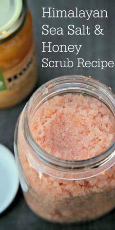 Sugar Wax Recipe Diy, Sea Salt Scrub Recipe, Diy Sugar Scrubs, Body Scrub Homemade Recipes, Wax Recipe, Salt Scrub Recipe, Sea Salt Body Scrub, Salt Scrubs