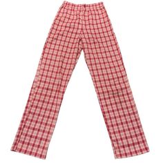 Brandy Melville Never Worn Red Checkered Pants Red Relaxed Fit Bottoms For Loungewear, Red Relaxed Fit Full-length Pants, Red Cotton Long Pants, Red Lounge Bottoms With Elastic Waistband, Red Loungewear Bottoms With Elastic Waistband, Red Bottoms With Elastic Waistband For Loungewear, Casual Red Bottoms For Daywear, Red Cotton Pants For Loungewear, Red Relaxed Fit Full Length Bottoms