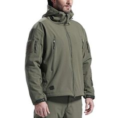 FREE SOLDIER Men's Outdoor Waterproof Soft Shell Hooded Military Tactical Jacket(Army Green X-Large) https://shoppingskys.com/product/free-soldier-mens-outdoor-waterproof-soft-shell-hooded-military-tactical-jacketarmy-green-x-large/  49.99 Tactical Jacket, Mesh Jacket, Hiking Jacket, Military Tactical, Hiking Pants, Line Jackets, Soft Shell Jacket, Soft Shell, Polar Fleece