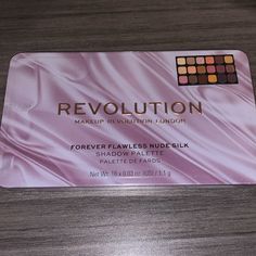 Revolution New/Unused Forever Flawless Nude Silk Shadow Palette Questions? Leave A Comment Below! Revolution Makeup, Makeup Revolution London, Palette Color, Makeup Revolution, Shadow Palette, Makeup Eyeshadow, Brown Gold, Womens Makeup, Silk