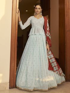 Mukaish Work, Georgette Material, Shibori Print, Party Wear Lehenga Choli, Party Wear Lehenga, Lehenga Choli, Cash On Delivery, Indian Fashion, Lehenga