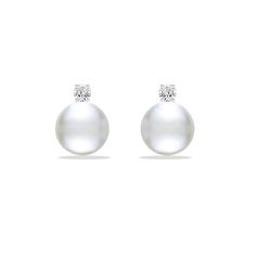 41604 - 14K White Gold - White Akoya Pearl Stud Earrings White Gold Stud Earrings, White Gold Earrings Studs, White Gold Studs, Detailed Jewelry, Pearl Jewellery, Gold Stud Earrings, Akoya Pearls, Fine Jewels, Gold Stud