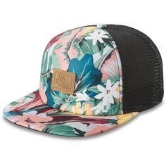 Dakine Hula Trucker Hat - Women'sThe Dakine Hula women's trucker hat communicates the peaceful summer vibes. The front foam panel features Hawaiian flora prints accented with a smart little Dakine patch, an adjustable snapback ensures your hat stays put through all your adventures.split100% PolyestersplitOne SizesplitFeaturesSublimated foam backed 5-panel flat brim truckerFaux leather debossed logo patch on frontAdjustable snap backWoven flag label at the backDakine Hula Trucker Hat - Women'sthe Summer 5-panel Hats One Size, Summer 5-panel Trucker Hat, Summer 5-panel Hats One Size Fits Most, Summer 5-panel Hat One Size Fits Most, Summer Trucker Hat 5-panel, Summer Trucker Hat 5-panel Style, Summer Trucker Hat In 5-panel Style, Summer Trucker Hat With 5-panel Design, Summer Outdoor Trucker Hat With Flat Bill