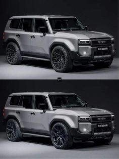 two different views of the new land rover