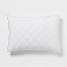 Standard/Queen Firm Cool Touch Bed Pillow - Threshold™ Firm Pillows, Side Sleeper Pillow, Memory Foam Mattress Topper, Comfortable Pillows, Traditional Pillows, Pillow Styling, Bed Pillow, Weaving Textiles, To Touch