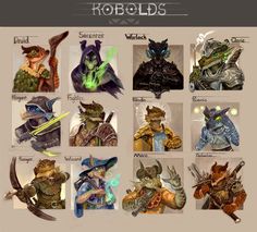 an image of some character designs for the game robbles