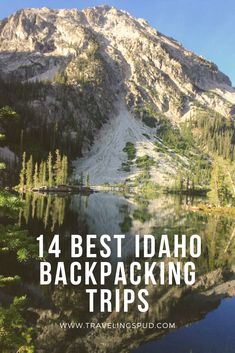 PIN TEMPLATE MASTER (3) Idaho Backpacking Trips United States Travel Bucket Lists, Backpacking Routes, Rainbow Lake, Travel Secrets, Pin Template, Adventure Backpack